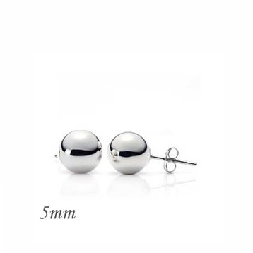 Gumush EA1160220 5 mm Gümüş Top Küpe