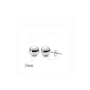 Gumush EA1160220 5 mm Gümüş Top Küpe