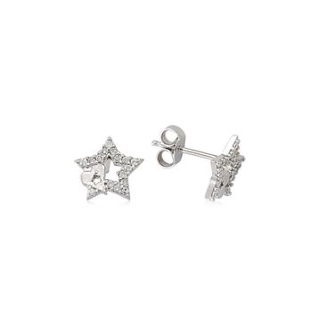 Gumush EA1540005 Taşlı Gümüş Küpe
