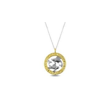 Gumush Gold Balık Burcu Gümüş Kolye