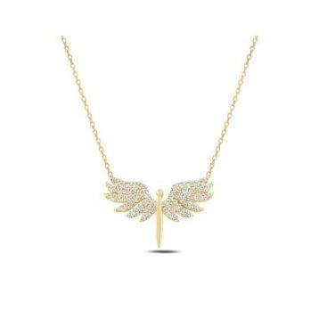 Gumush Gold Mikail Meleği Bayan Gümüş Kolye