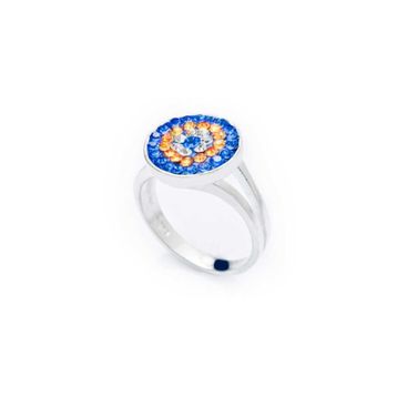 Gumush LRG81106002 Gümüş Nazarlı Bayan Yüzük