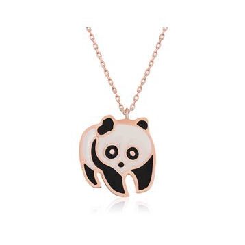 Gumush Panda Gümüş Kadın Kolye