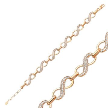 Gumush Sonsuzluk Gümüş Bayan Bileklik