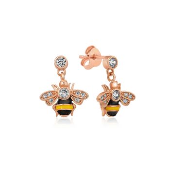 Gumush T3930 ​Gümüş Arı Küpe