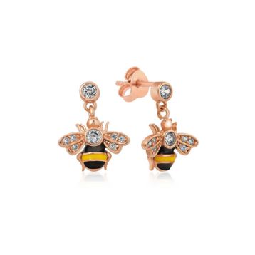 Gumush T3930 ​Gümüş Arı Küpe