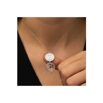 Gumush T4556 Gizli Aşk Gümüş Kolye