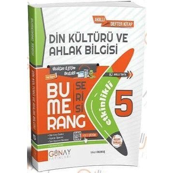 Günay Yayınları 5. Sınıf Bumerang Etkinlikli Din Kültürü Konu Anlatımı Kitabı