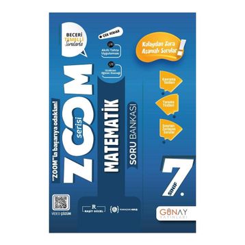 Günay Yayınları 7 Sınıf Zoom Serisi Matematik Soru Bankası