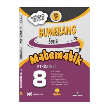 Günay Yayınları 8. Sınıf Matematik Bumerang Etkinlikli Defter