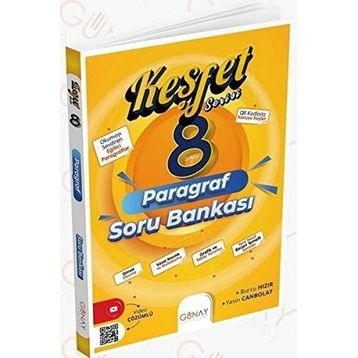 Günay Yayınları 8. Sınıf Paragraf Keşfet Serisi Soru Bankası
