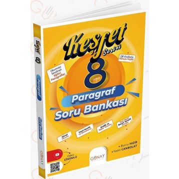 Günay Yayınları 8. Sınıf Paragraf Keşfet Serisi Soru Bankası