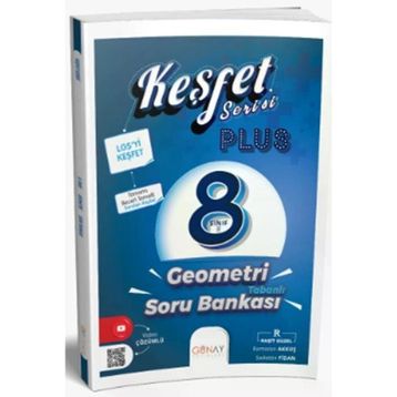 Günay Yayınları LGS 8. Sınıf Keşfet Serisi Geometri Tabanlı Soru Bankası