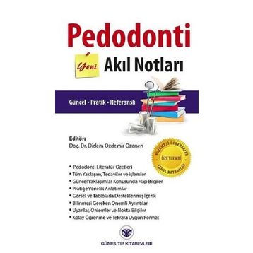 Güneş Tıp Kitabevi Pedodonti Akıl Notları 2.Baskı