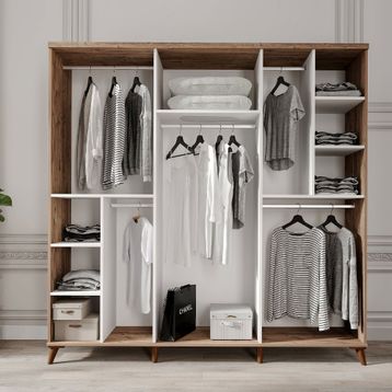 GuneyStore Paris 6 Kapaklı Gardırop