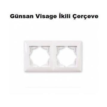 Güngünsan Visage Simple Beyaz İkili Çerçeve