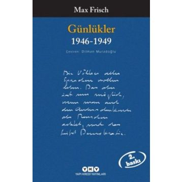 GÜNLÜKLER 1946-1949) - MAX FRISCH
