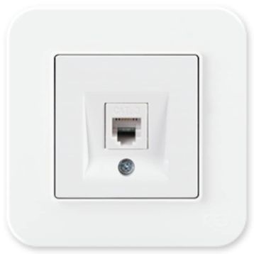 Günsan Elektrik 01379300-100120 Radius Nümeris Fildişi Beyazı Telefon Priz
