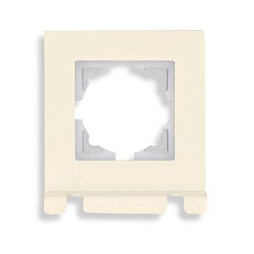 Günsan Elektrik 01401205-000140 Eqona Pratik Fiş Tutucu Krem Çerçeve