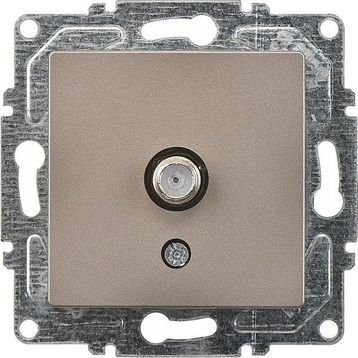 Günsan Elektrik Eqona Tekli Uydu Prizi Eko Mocha Mekanizma