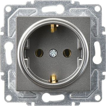 Günsan Elektrik Eqona Topraklı Priz Füme Mekanizma