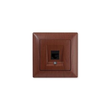 Günsan Elektrik Visage Ceviz Tekli Data Prizi