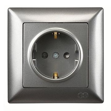 Günsan Elektrik Visage Füme Çocuk Korumalı Topraklı Priz