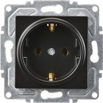 Günsan EQONA 2 X RJ45 CAT6 Mat Siyah İkili Data Prizi
