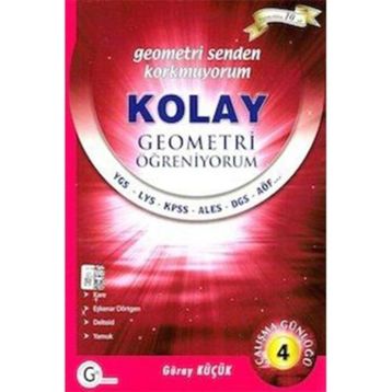 Gür Yayınları Kolay Geometri Öğreniyorum Çalışma Günlüğü 4