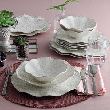 Güral Porselen 11287 Nesrin 24 Parça 6 Kişilik Yemek Takımı