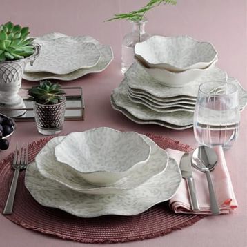 Güral Porselen 11287 Nesrin 24 Parça 6 Kişilik Yemek Takımı