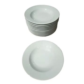 Güral Porselen 12 Adet 21 cm Yemek Tabağı