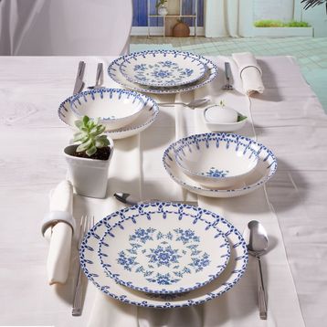 Güral Porselen 1654 Camelia 24 Parça 6 Kişilik Yemek Takımı