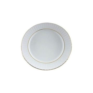 Güral Porselen 22 cm 12 Adet Yaldızlı Yemek Tabağı