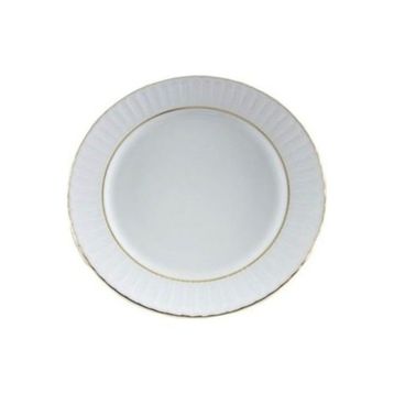 Güral Porselen 22 cm 12 Adet Yaldızlı Yemek Tabağı