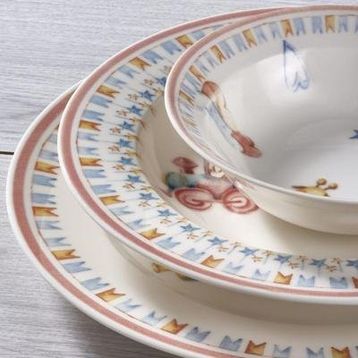 Güral Porselen 2946 Renkli Eda 3 Parça Bone Mama Takımı