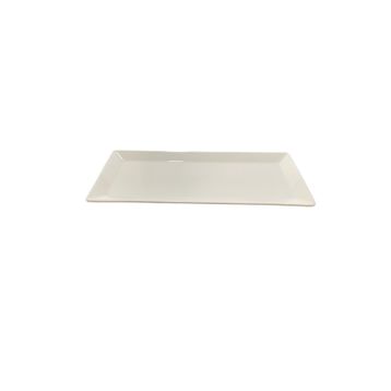 Güral Porselen 34 cm Krem Düz Tabak