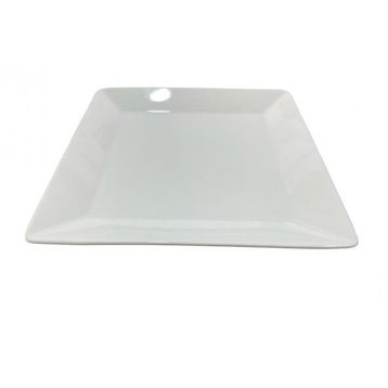 Güral Porselen 37 cm Krem Düz Tabak