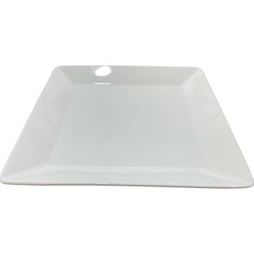 Güral Porselen 37 cm Krem Düz Tabak