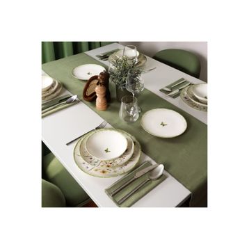 Güral Porselen 4883 Flora Green 16 Parça 4 Kişilik Yemek Takımı