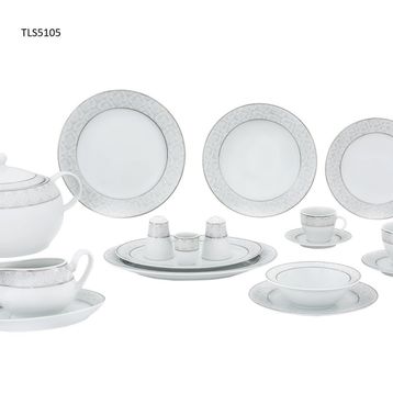 Güral Porselen 5105 Tolstoy 84 Parça Yemek Takımı
