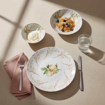 Güral Porselen 5692 Lemon Touch 12 Parça 4 Kişilik Yemek Takımı