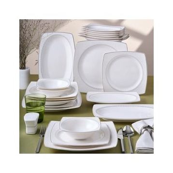 Güral Porselen 6366 Caroline 30 Parça 6 Kişilik Yemek Takımı