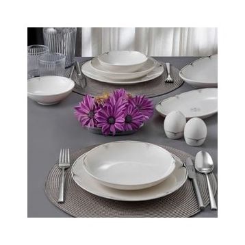 Güral Porselen 67101 Camelia 54 Parça 12 Kişilik Yemek Takımı