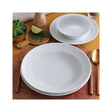 Güral Porselen Bahardalı Gold 19 cm 6 Adet Çukur Tabak