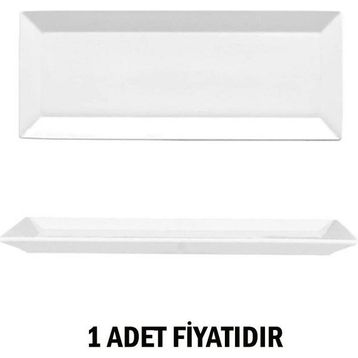 Güral Porselen Dikdörtgen 34x14 cm Kayık Tabak