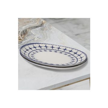 Güral Porselen Elıps 25 cm Kayık Tabak