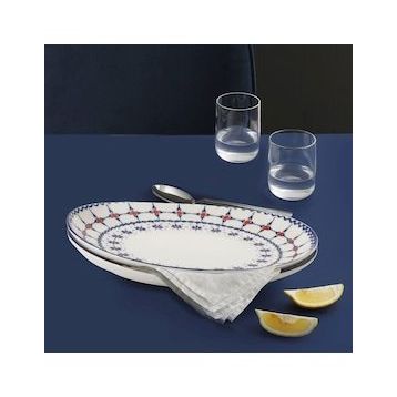 Güral Porselen Elıps 25 cm Kayık Tabak