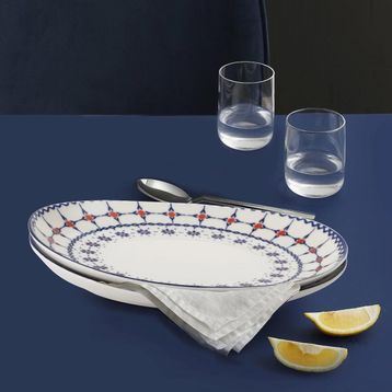 Güral Porselen Elıps 25 cm Kayık Tabak