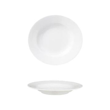 Güral Porselen Köşeli Otel 21 cm 12 Adet Çukur Tabak